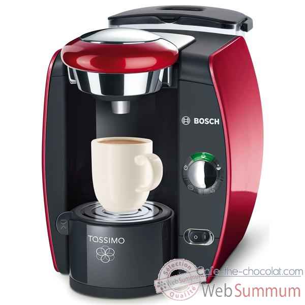Bosch cafetiere expresso rouge chrome - tassimo t42 5116