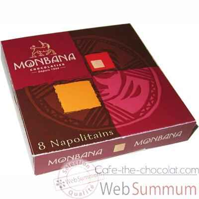 Video Lot de 24 etuis de 8 chocolats napolitains Monbana -11180133
