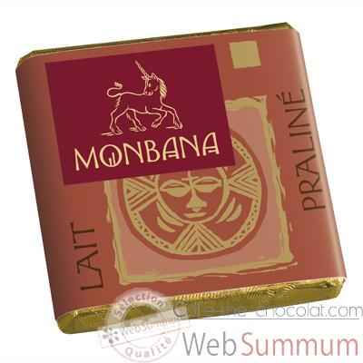 Chocolat Napolitain Lait avec fourrage Praliné Monbana -11170002