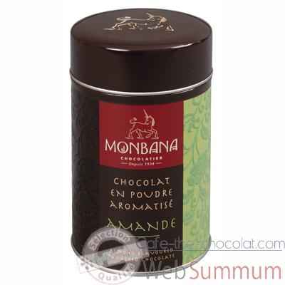 Boite de chocolat en poudre arome Amande Monbana -121M016