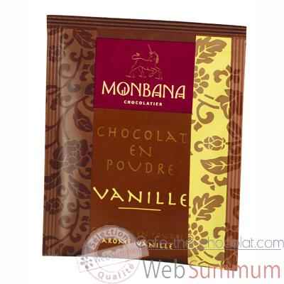 Dosette de chocolat en poudre arome Vanille Monbana -121M051