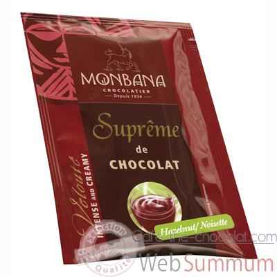 Dosette de Supreme de Chocolat en poudre arome Noisettes Monbana -121M164