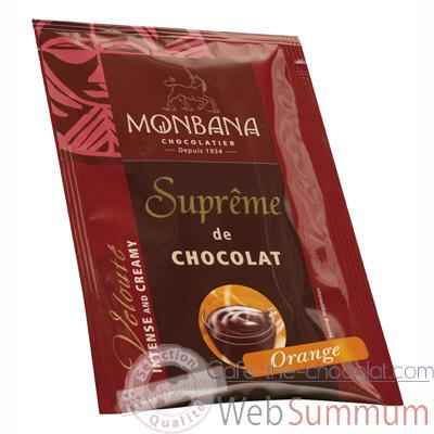 Dosette de Supreme de Chocolat en poudre arome Orange Monbana -121M162