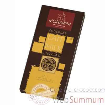 Presentoir 12 tablettes chocolat lait cereales Monbana -11910002