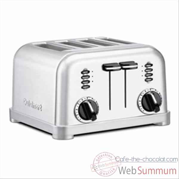 Cuisinart toaster 4 tranches acier brossé 610075