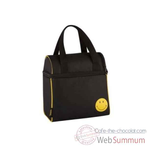 Thermos sac isotherme 4 l noir - smiley lunch -006787