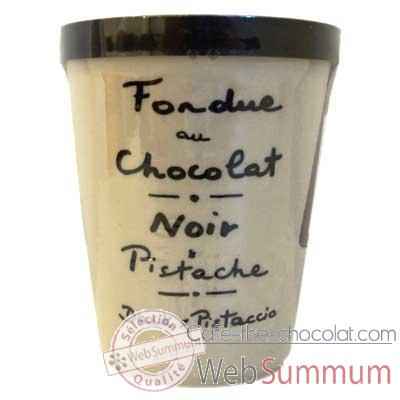 2 fondue au chocolat noir et pistache Aux Anysetiers du Roy - 0323x2