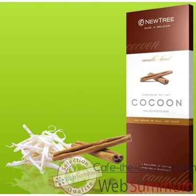 Video Newtree-Chocolat Lait Cocoon Cannelle, tablette 80g  -341026