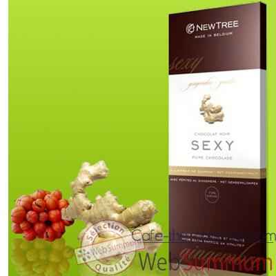 Video Newtree-Chocolat Noir Sexy Gingembre, tablette 80g-341040