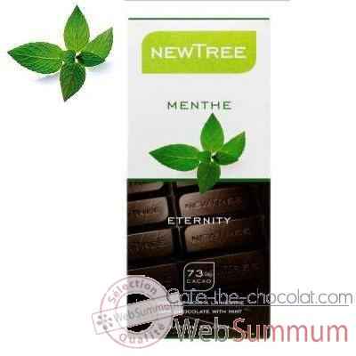 Tablette de chocolat Newtree Noir Eternity a la Menthe -P04AA041502